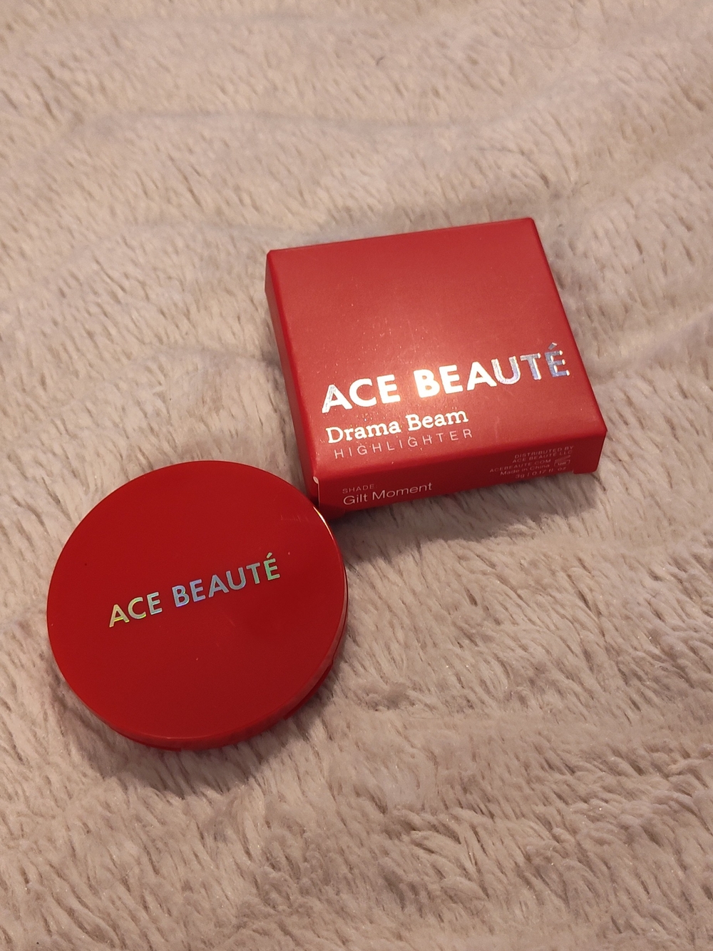 NWT! ACE BEAUTÉ Drama Beam Highlighter in Gilt Moment